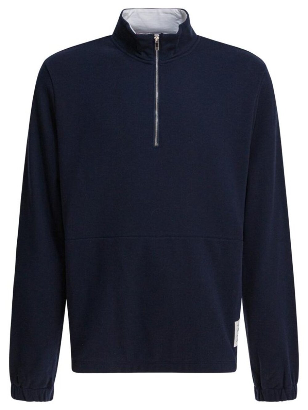 Thom Browne Sweatshirt With Half Zipper And Logo Tag Size 1 Men